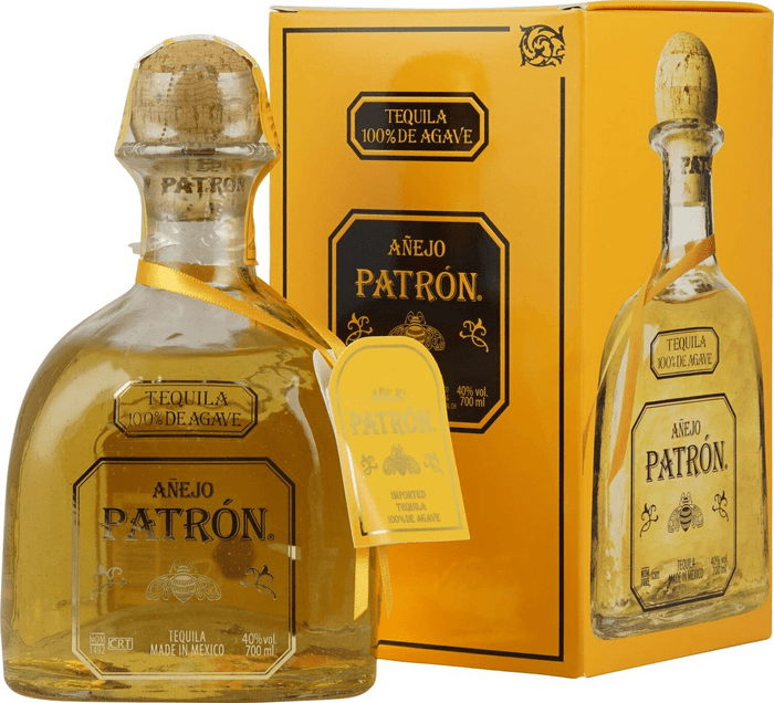 Patron Añejo - damaged box