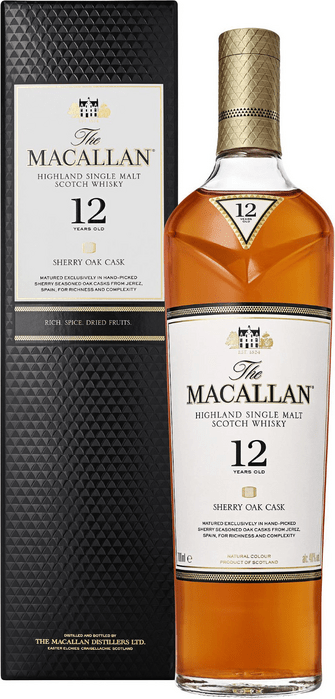 Macallan 12 Year Old Sherry Oak Cask