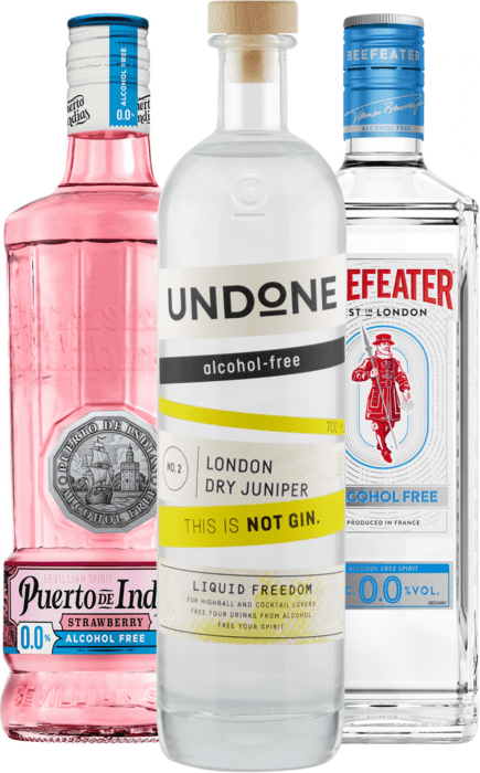 Set 3x Alcohol-free Gin