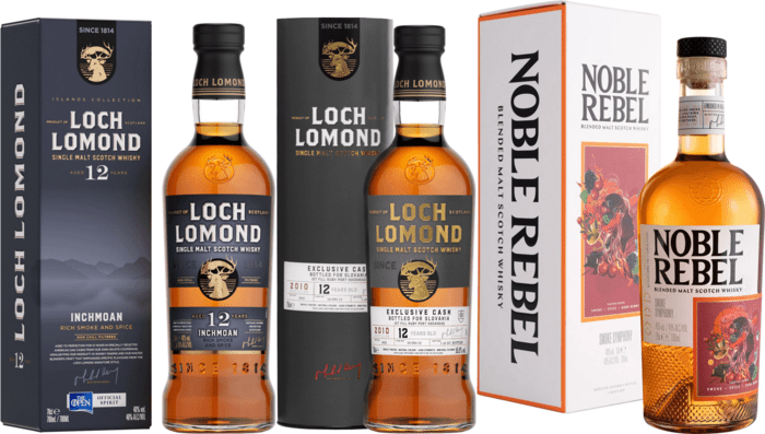 Bundle Loch Lomond 2008 Slovakia + Inchmoan + Noble Rebel