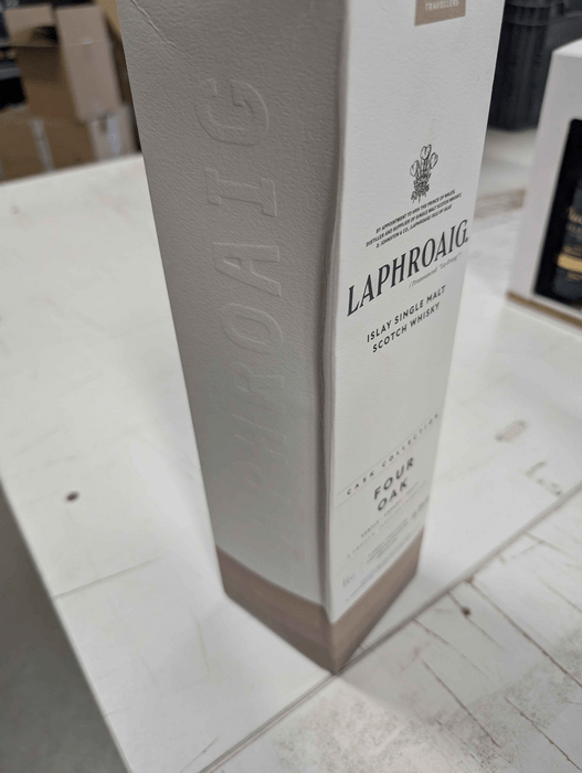 Laphroaig Four Oak 1l - damaged box