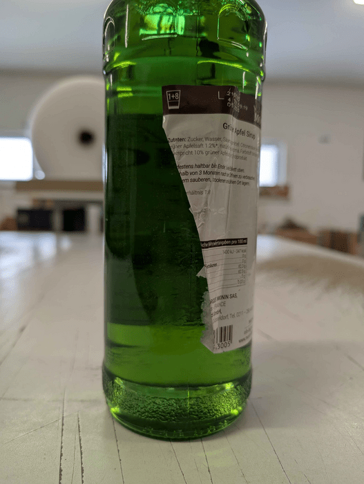 Monin zelené jablko 1l - poškodený