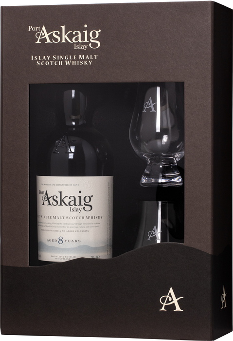 Port Askaig 8 letá + 2 sklenice