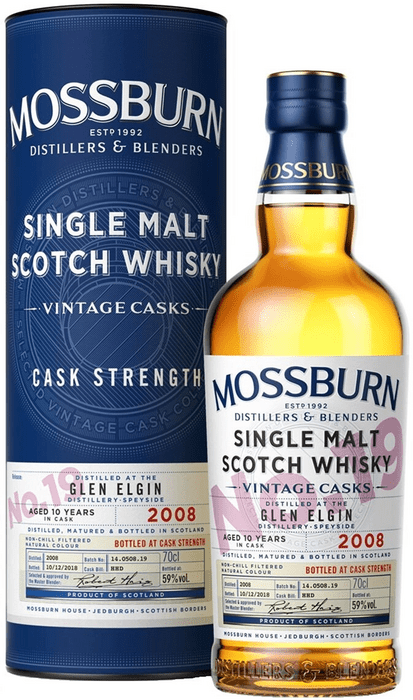 Mossburn Vintage Casks Glen Elgin 10 Year Old No.19