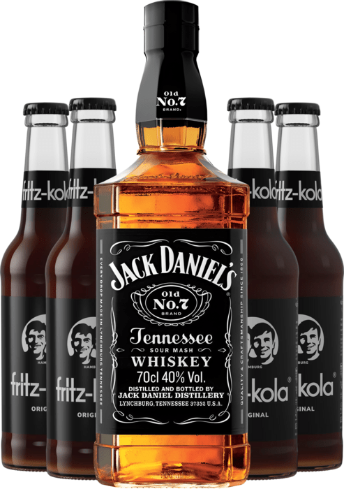 Set Jack Daniel&#039;s + 4x fritz-kola Original