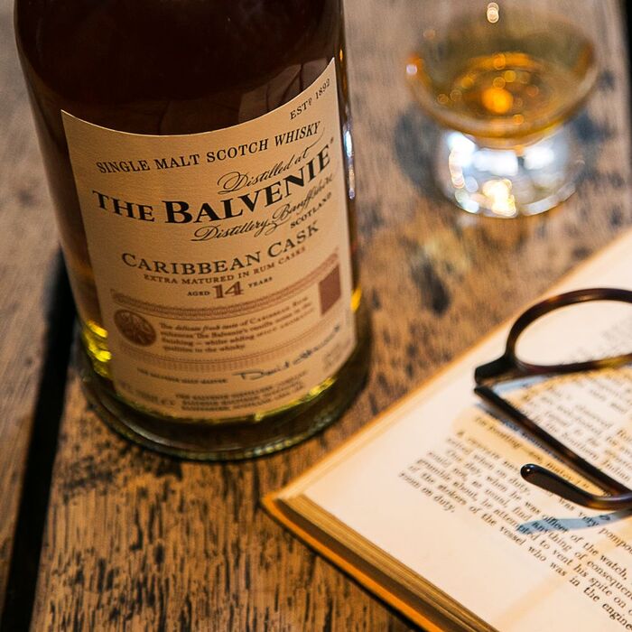 The Balvenie 14 ročná Caribbean Cask + 2 poháre