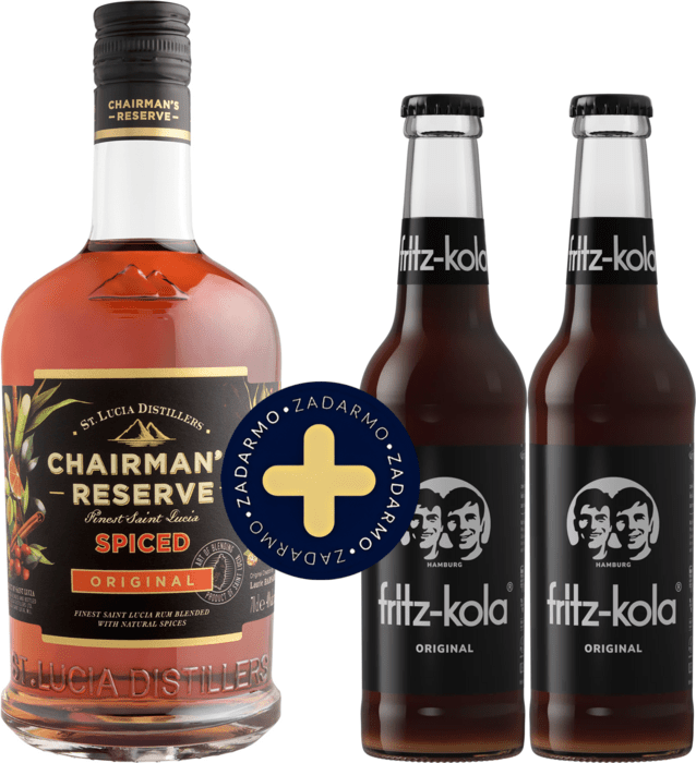 Set Chairman&#039;s Reserve Spiced + 2x fritz-kola zadarmo