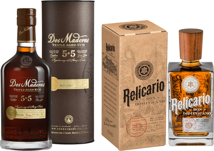 Bundle Dos Maderas PX 5+5 + Relicario Ron Dominicano Superior