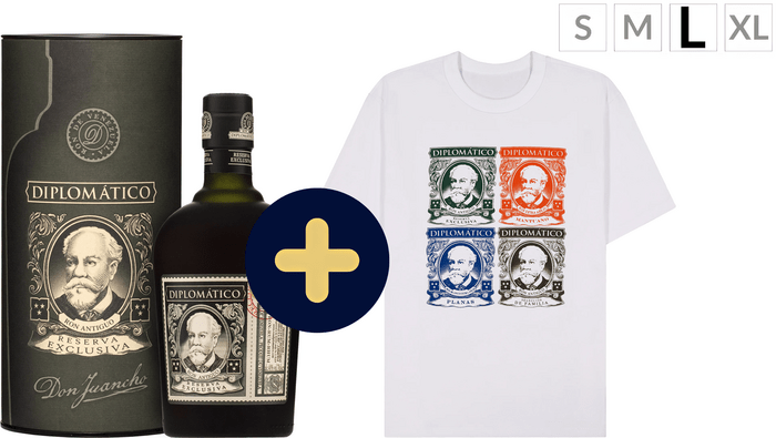 Diplomático Reserva Exclusiva + Tričko L zadarmo