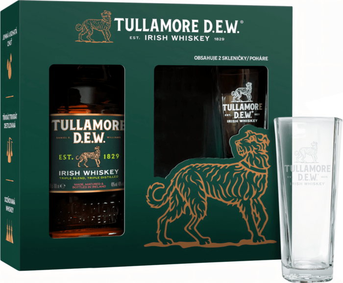 Tullamore Dew + 1 glass - damaged