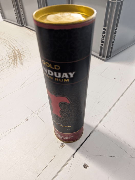 Tanduay Asian Gold Rum - damaged box