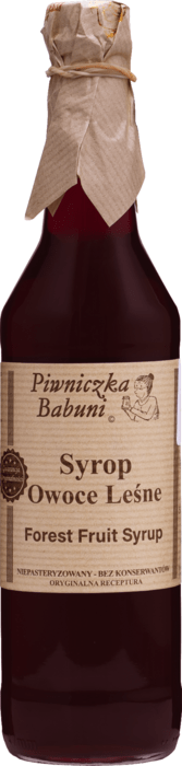 Piwniczka Babuni Sirup Z Lesních Plodů 0,5l
