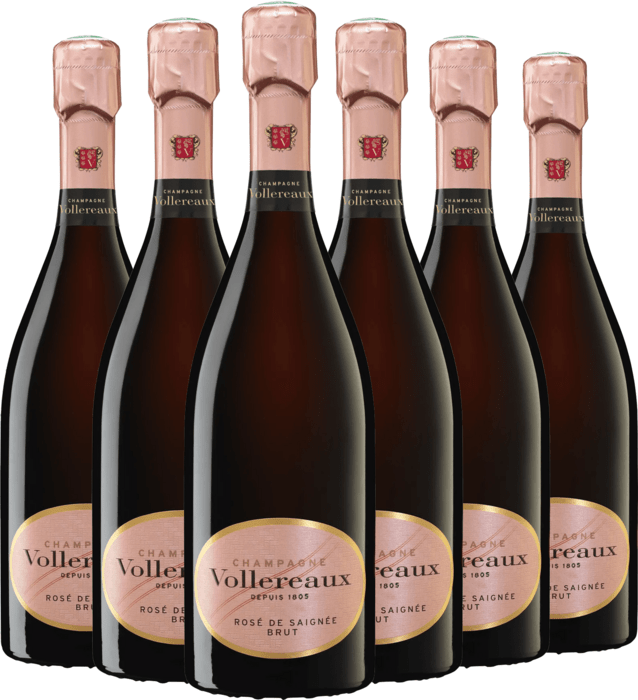 Bundle 6x Vollereaux Rosé de Saignée Brut