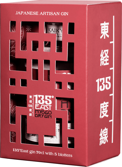 135° East Hyogo Dry Gin + set of cards