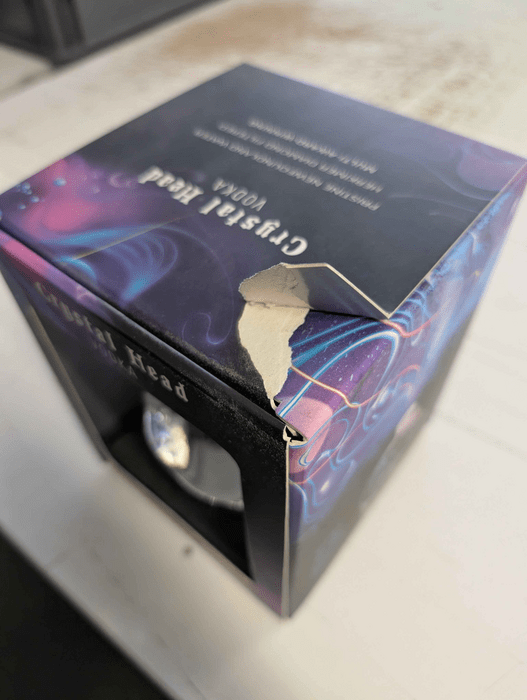 Crystal Head - damaged packaging