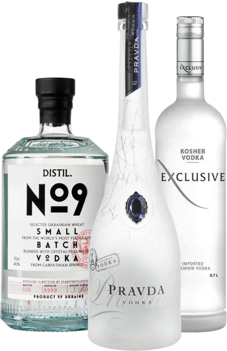 Set Pravda Kosher for Passover + Distil No9 + Exclusive Kosher Vodka