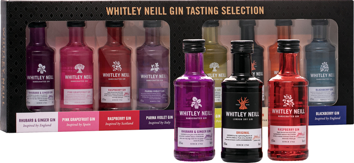 Whitley Neill Gin Tasting Selection 8 x 0,05l