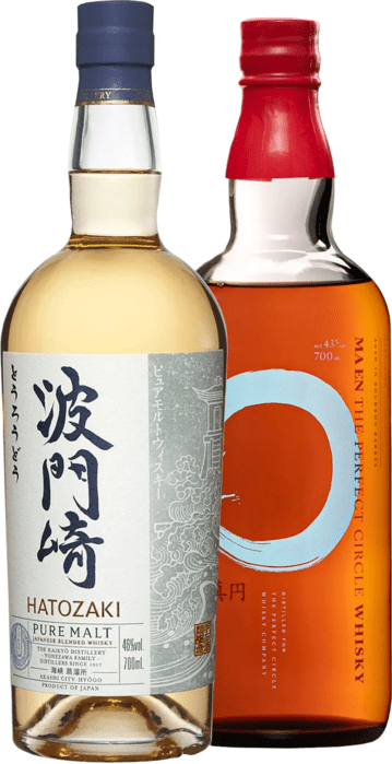 Set Hatozaki Japanese Pure Malt + MAEN The Perfect Circle Whisky