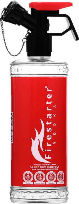 Firestarter Vodka ve skle
