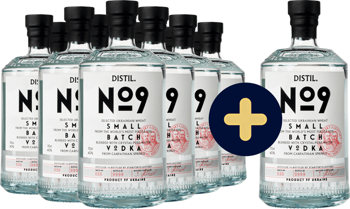 Set Distil No9 Vodka 11+1 zadarmo