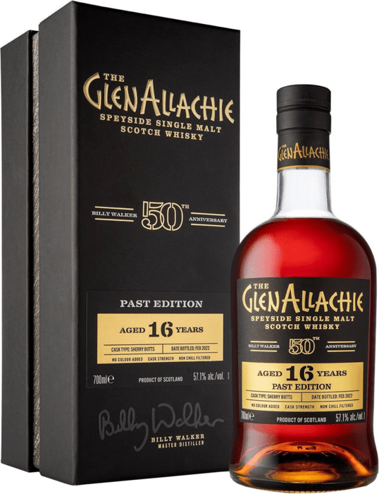 The GlenAllachie 16 ročná Billy Walker 50th Anniversary Past Edition