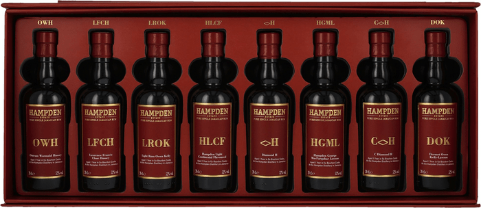 Hampden Estate Pure Single Jamaican Rum Set 8x0,2l