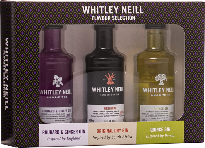 Whitley Neill Set 3 x 0,05l Rhubarb + Original + Quince