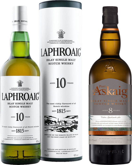 Bundle Laphroaig 10 Year Old + Port Askaig 8 Year Old