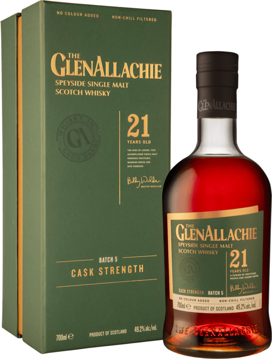 The GlenAllachie 21 ročná Cask Strength Batch 5