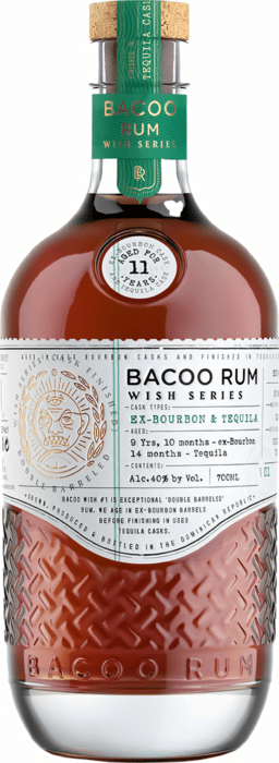 Bacoo Rum Wish Series Ex-Bourbon &amp; Tequila 11 Year Old