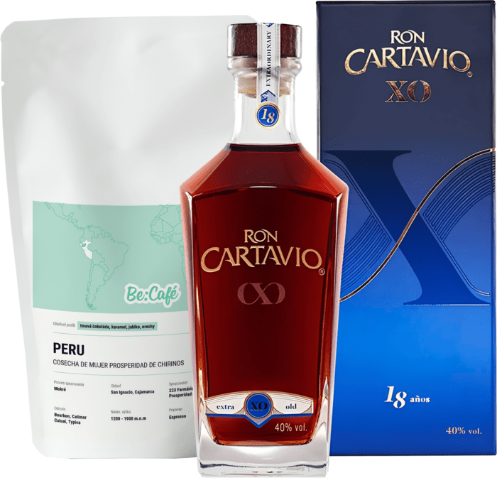 Bundle Ron Cartavio XO + Be:Café Peru Cosecha De Mujer 500g