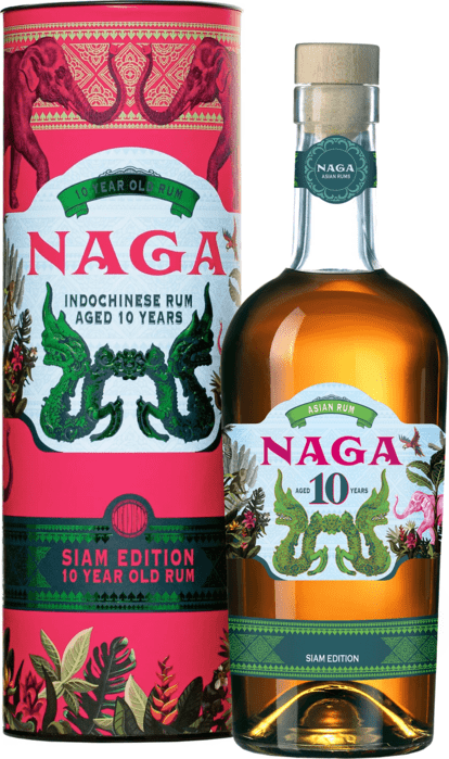 Naga Siam Edition 10 Year Old - damaged box
