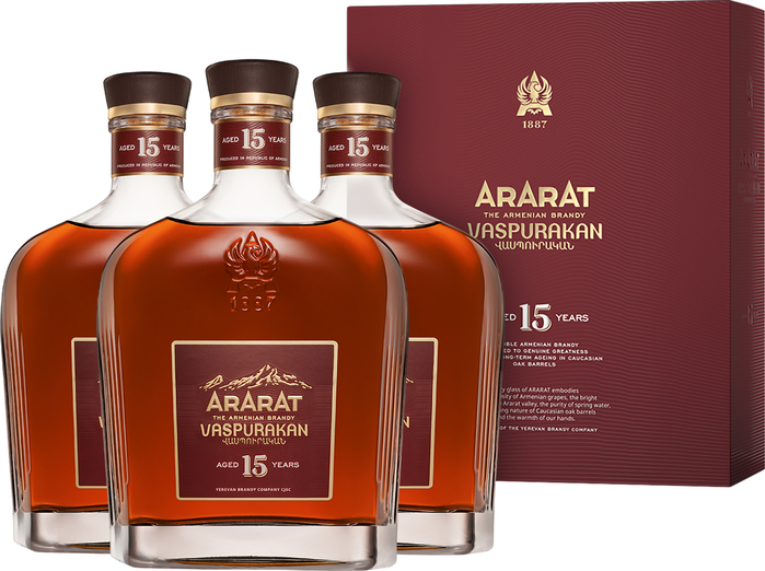 Bundle 3x Ararat 15 Year Old Vaspurakan