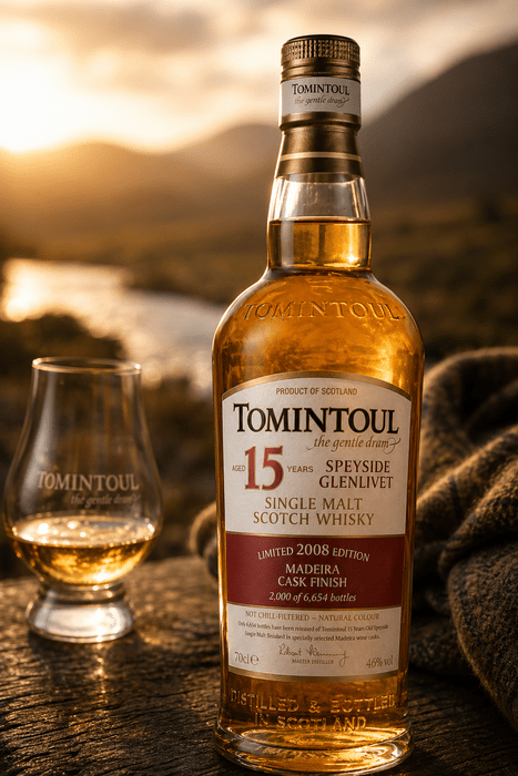 Tomintoul 2008 15 letá  Madeira Cask Finish