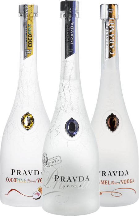 Bundle Pravda Vodka + CocoPine + Caramel