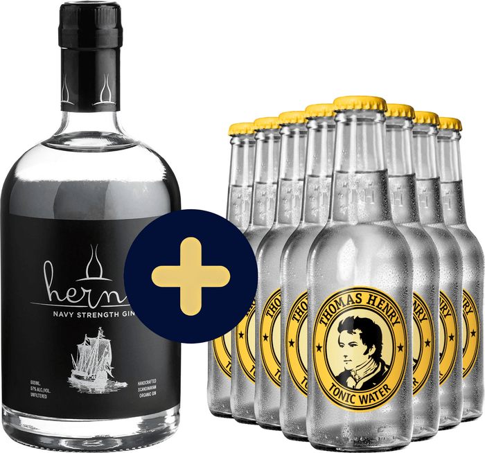 Bundle Hernö Navy Strenght + 8x Thomas Henry Tonic free