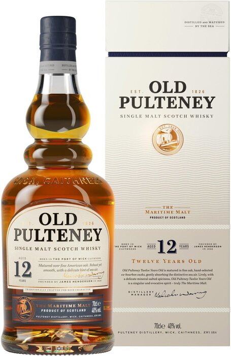 Old Pulteney 12 Year old - damaged box