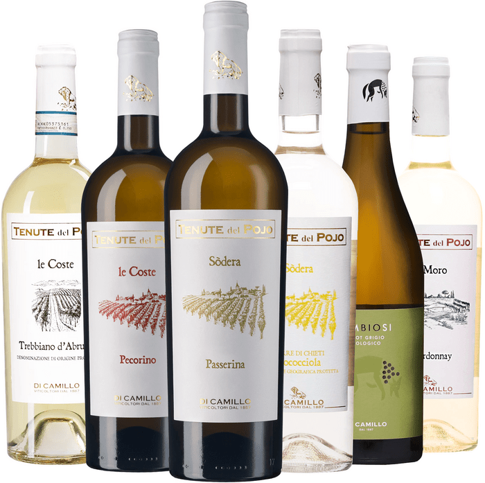 Set of white wines Di Camillo