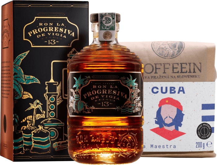 Bundle Ron La Progresiva de Vigia 13 + Coffeein Cuba 200g