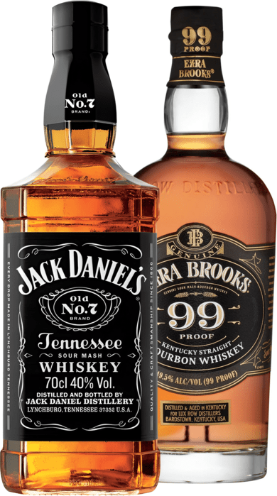 Set Jack Daniel&#039;s + Ezra Brooks 99