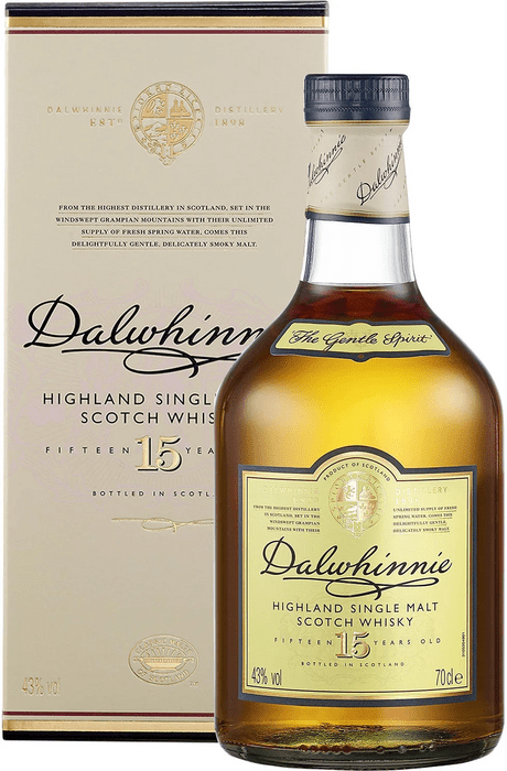 Dalwhinnie 15 letá - poškozený obal