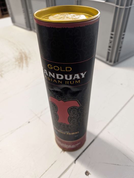 Tanduay Asian Gold Rum - damaged box