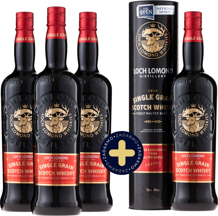 Set Loch Lomond Single Grain 3+1 zadarmo