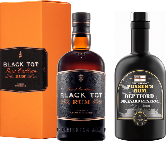Bundle Black Tot + Pusser&#039;s Rum Deptford Dockyard Reserve