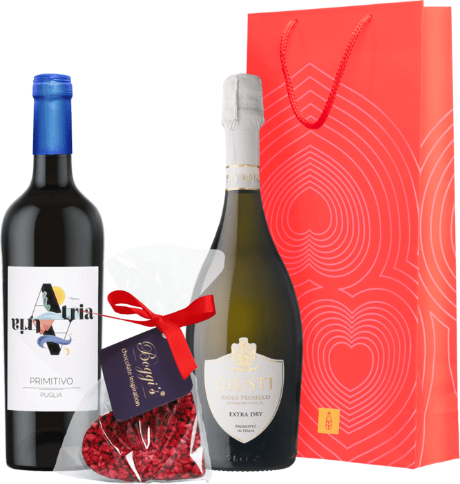 Set Di Camillo Atria Primitivo + Giusti Asolo Prosecco + Boggi&#039;s Srdce