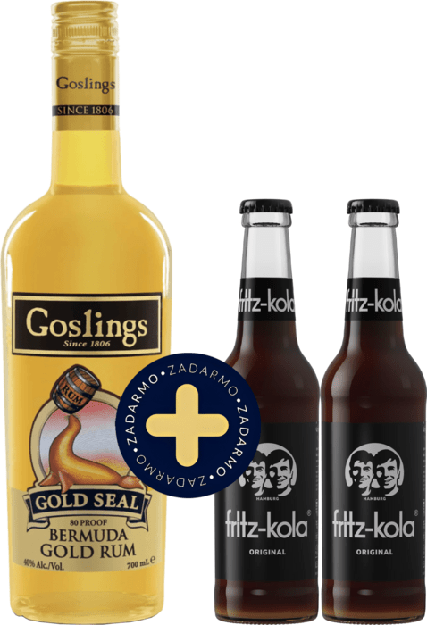 Set Goslings Gold Rum + 2x fritz-kola zadarmo