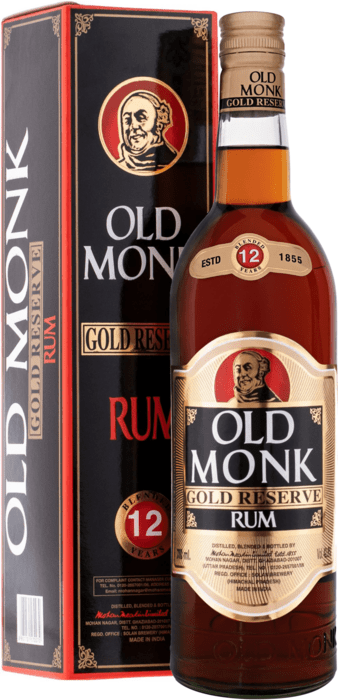 Old Monk Gold Reserve 12 ročný  - poškodený obal