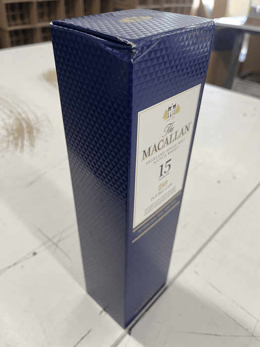 Macallan 15 Year Old Double Cask - damaged packaging