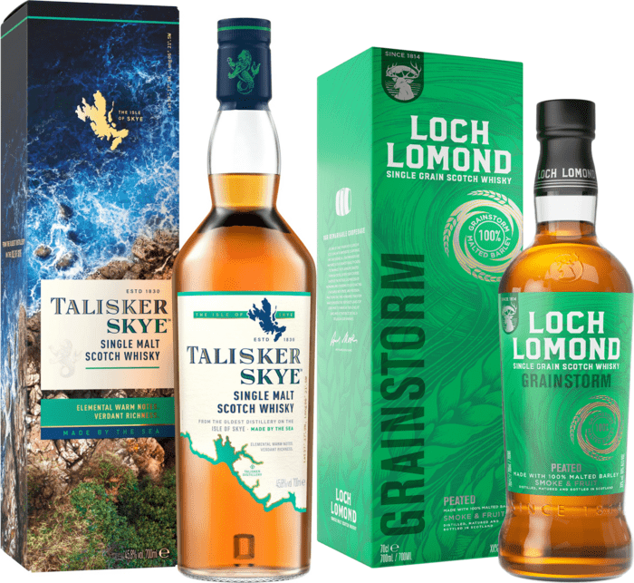 Bundle Talisker Skye + Loch Lomond Peated Floral and Smoky