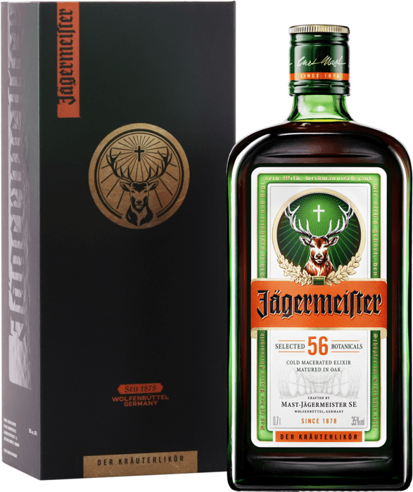 Jägermeister v kartóniku